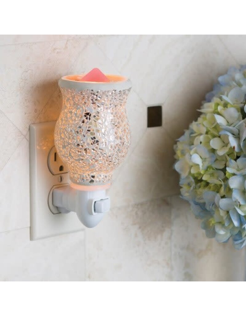 sds Reflection Glass Mosaic Pluggable Wax Melt Fragrance Warmer