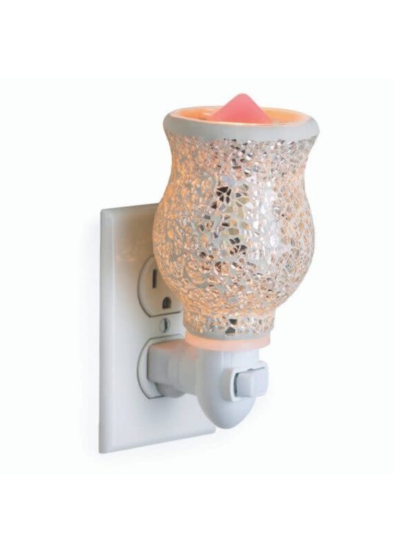 sds Reflection Glass Mosaic Pluggable Wax Melt Fragrance Warmer