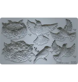 Iron Orchid Designs Sparrow's Nest IOD Decor Mould (6″x10″)