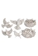Iron Orchid Designs Sparrow's Nest IOD Decor Mould (6″x10″)