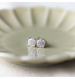 Glee Jewelry Bedazzle Studs with Soft Pink | Glee Jewelry