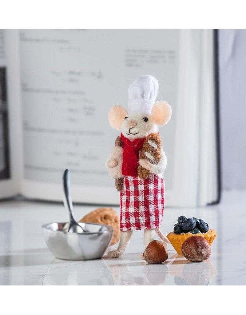 Abbott Collection Pastry Chef Mouse Ornament