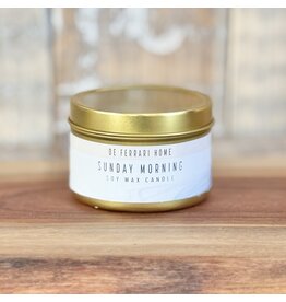 DeFerrari Candles Sunday Morning Soy Wax Candle Piccola Gold Tin