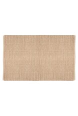 Abbott Collection Flat Diamond Weave Cotton & Jute Floor Mat | 36"x60"