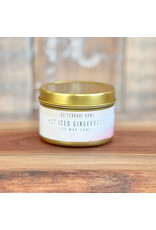 DeFerrari Candles Hot Iced Gingerbread Soy Wax Candle Piccola Gold Tin