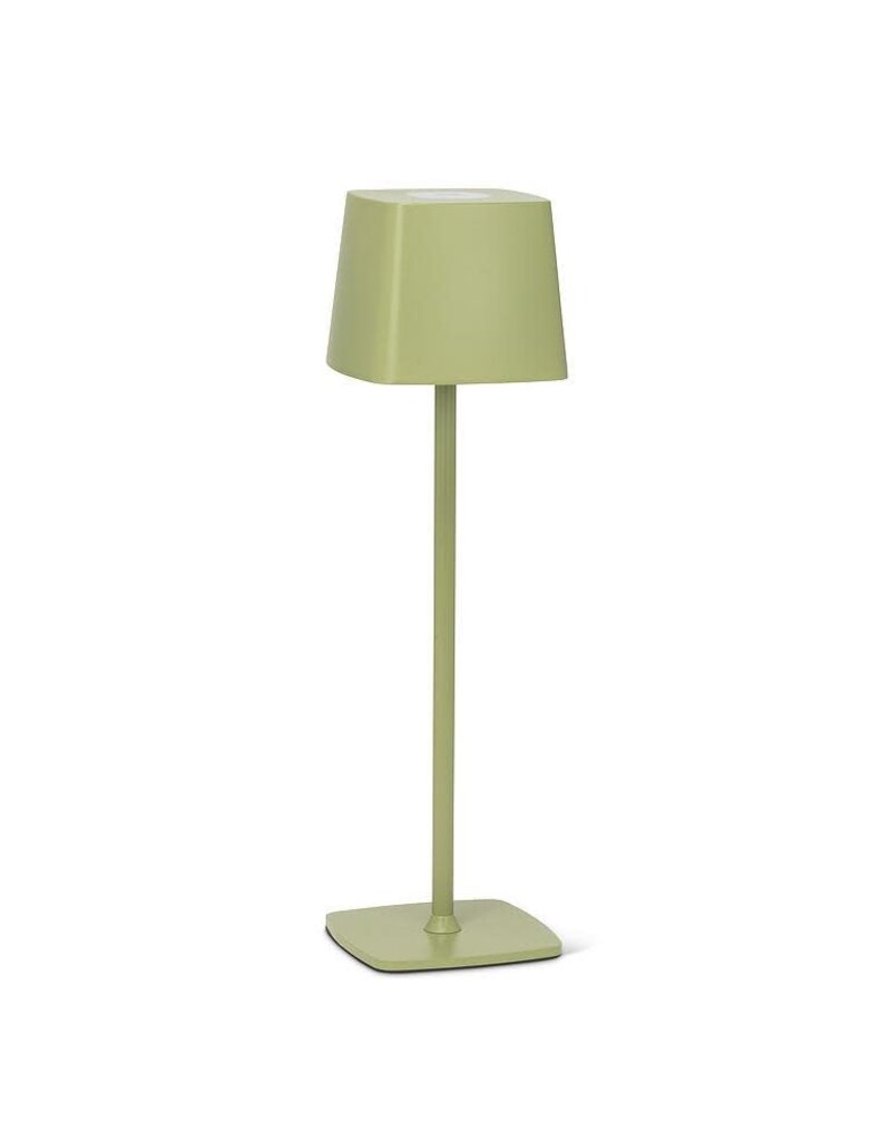 Abbott Collection Square Shade LED Table Light | Spring Green