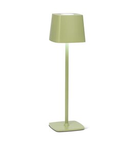 Abbott Collection Square Shade LED Table Light | Spring Green