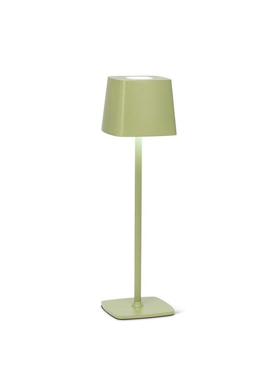Abbott Collection Square Shade LED Table Light | Spring Green