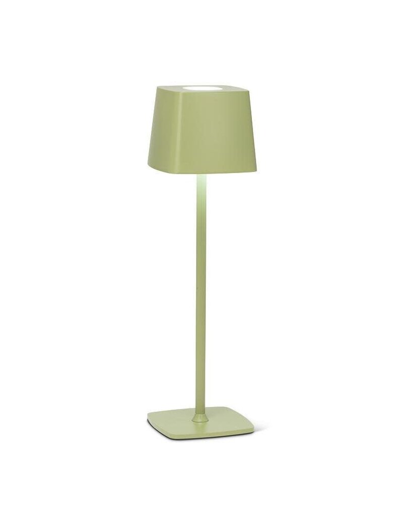 Abbott Collection Square Shade LED Table Light | Spring Green