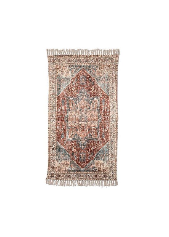 Abbott Collection Woven Cotton Printed Floor Rug | 3'x5'