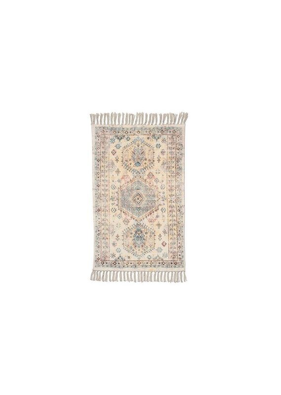 Abbott Collection Woven Cotton Printed Floor Rug | 2'x3'