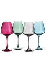 Abbott Collection Oversize Red Wine Glass | Blue