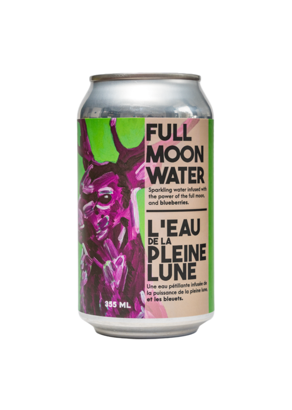 The County Bounty Full Moon Sparkling Water with Blueberry