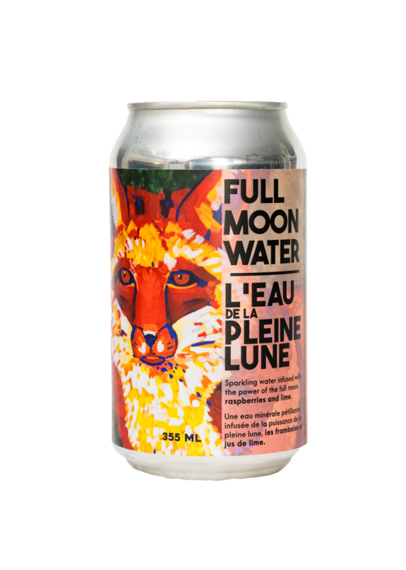 The County Bounty Full Moon Sparkling Water with Raspberry & Lime