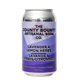 The County Bounty Lavender & Lemon Herbs Artisanal Soda