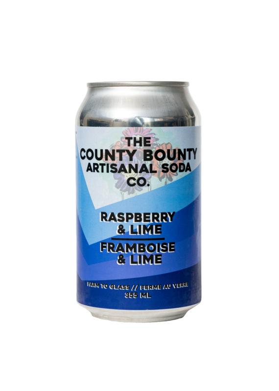 The County Bounty Raspberry & Lime Artisanal Soda | The County Bounty