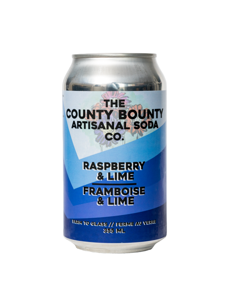 The County Bounty Raspberry & Lime Artisanal Soda | The County Bounty