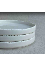 Spirit Wares Ice 8.5" Porcelain Rustic Edge Plate