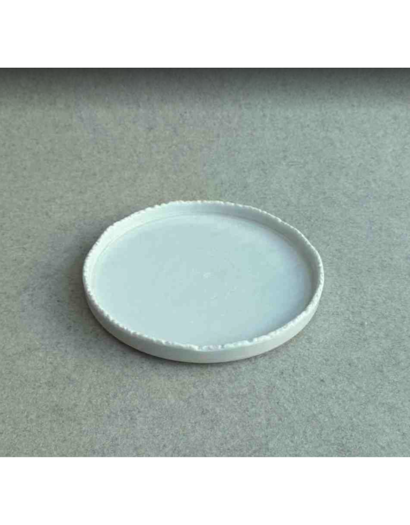 Spirit Wares Ice 8.5" Porcelain Rustic Edge Plate