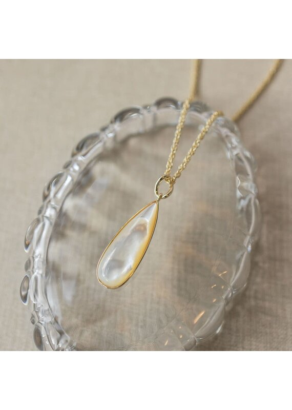 Glee Jewelry Alara Mother of Pearl Necklace | Glee Jewelry Gold