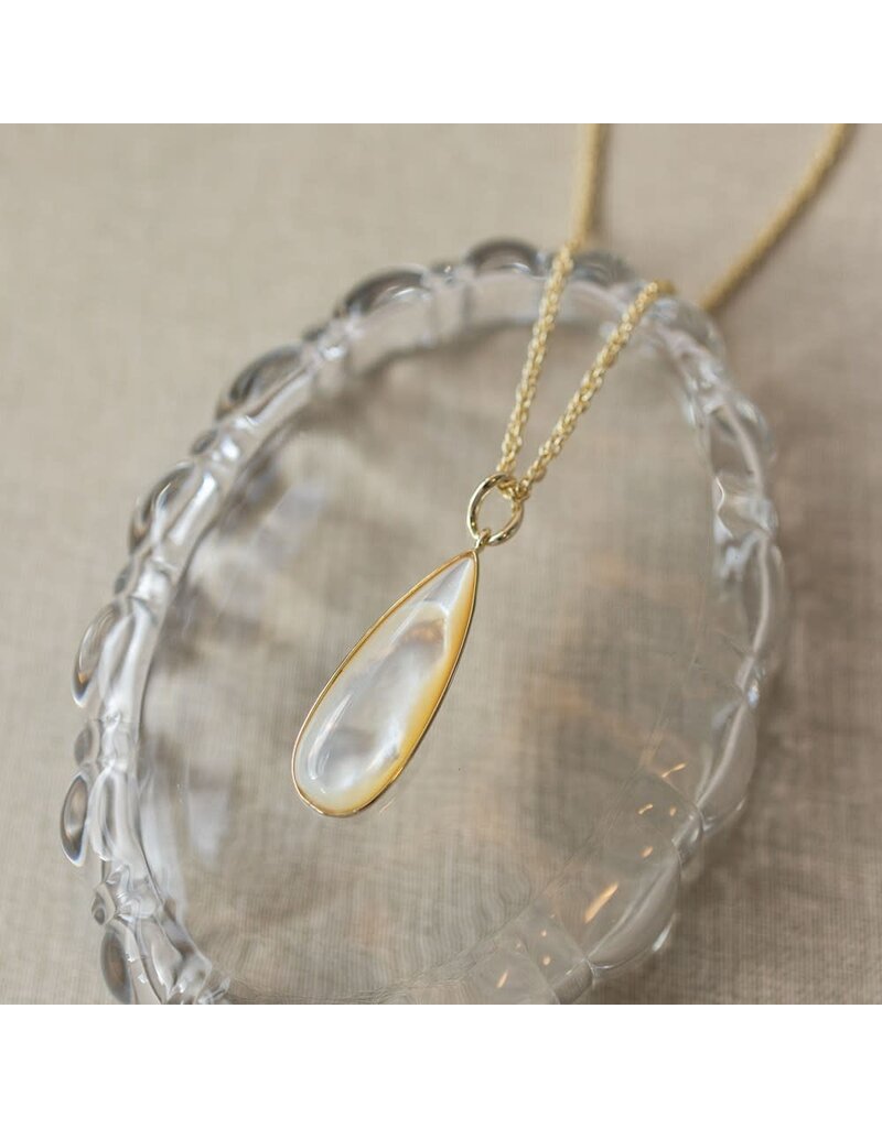 Glee Jewelry Alara Mother of Pearl Necklace | Glee Jewelry Gold