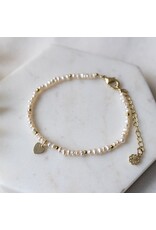 Glee Jewelry Amado Essentia Bracelet with White Pearl | Glee Jewelry Gold