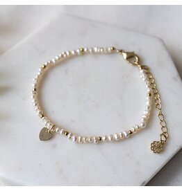 Glee Jewelry Amado Essentia Bracelet with White Pearl | Glee Jewelry Gold