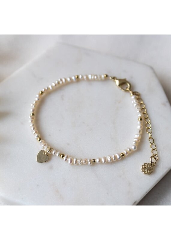 Glee Jewelry Amado Essentia Bracelet with White Pearl | Glee Jewelry Gold