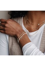 Glee Jewelry Amado Essentia Bracelet with White Pearl | Glee Jewelry Gold
