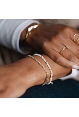 Glee Jewelry Amado Essentia Bracelet with White Pearl | Glee Jewelry Gold
