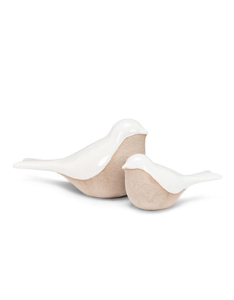 Abbott Collection Porcelain Matte & Shiny Bird | Small