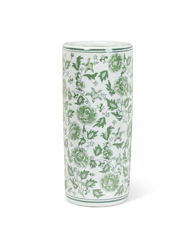 Abbott Collection Floral Porcelain Umbrella Stand