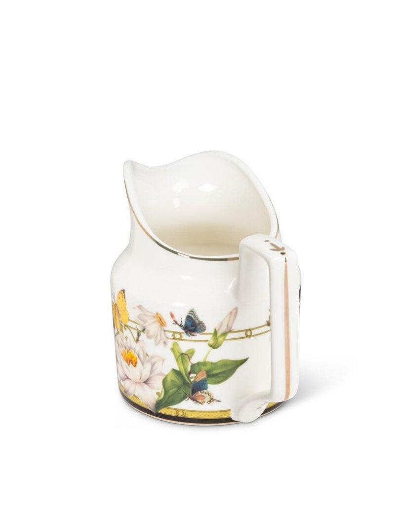 Abbott Collection Butterfly Garden Bone China Creamer