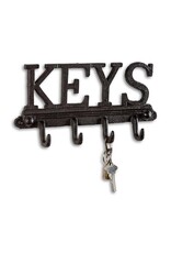 Abbott Collection Iron Key Hook Wall Plaque