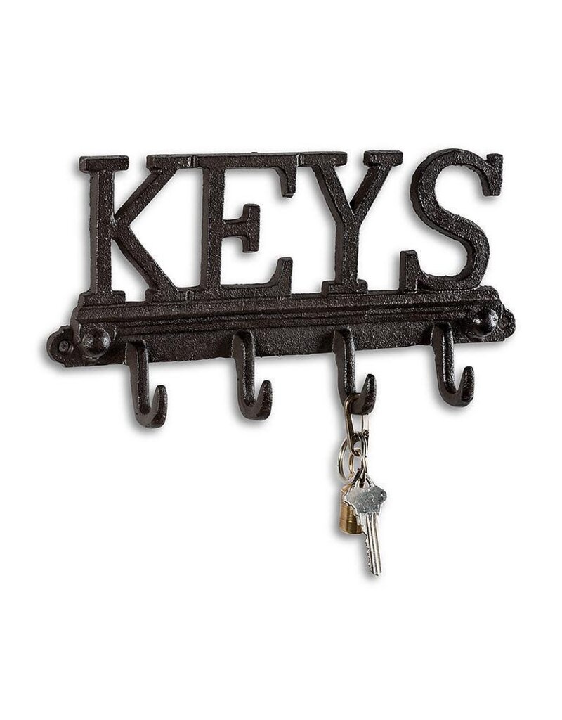 Abbott Collection Iron Key Hook Wall Plaque