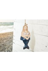 Abbott Collection Mermaid Ceramic Wind Chime