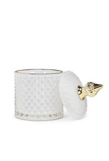 Abbott Collection Quilted Glass Covered Jar