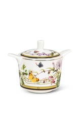 Abbott Collection Butterfly Garden Covered Sugar Pot