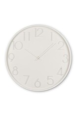 Abbott Collection Cream Modern Wall Clock