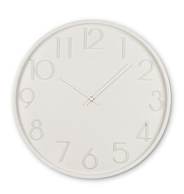 Abbott Collection Cream Modern Wall Clock
