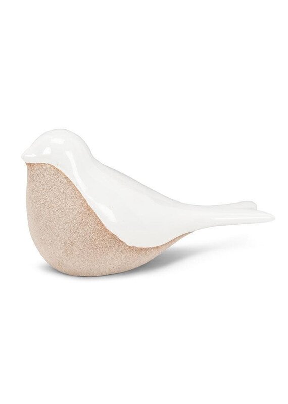 Abbott Collection Porcelain Matte & Shiny Bird