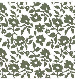 Brunelli Green Floral Tablecloth | 54"x72"