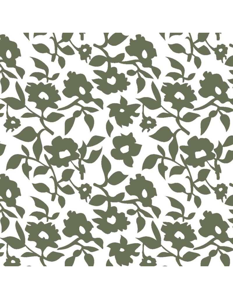 Brunelli Green Floral Tablecloth | 54"x72"