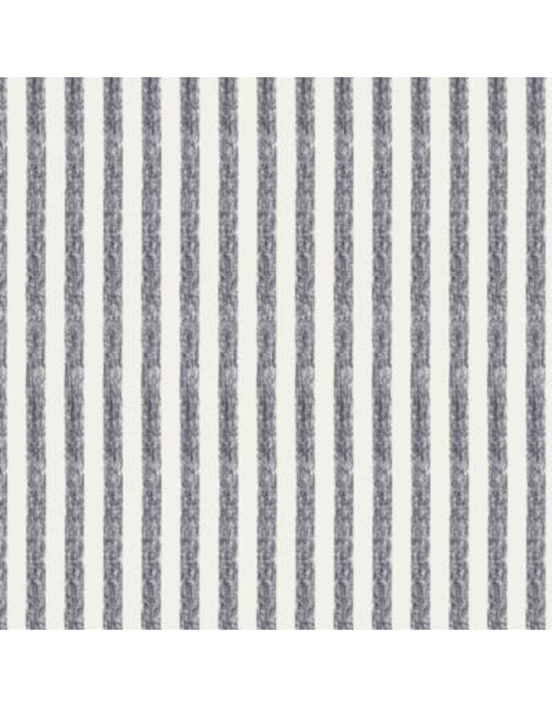 Brunelli Seacoast Grey Striped Tablecloth | 60"x90"