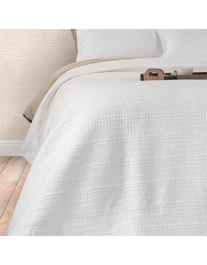 Brunelli White Stitch Cotton Quilt