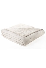 Brunelli Tagliatelle Natural Striped Quilt by Brunelli