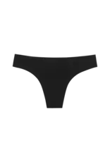 huha Seamless Low-Mid Thong by huha | Black