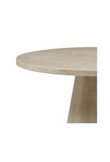 Round Pedestal Dining Table in Ivory