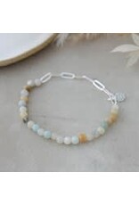 Glee Jewelry Lysa Bracelet featuring Amazonite Stones by Glee