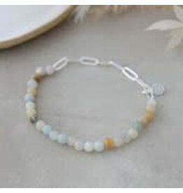 Glee Jewelry Lysa Bracelet featuring Amazonite Stones by Glee